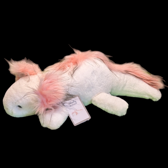Aurora Gift Other - Aurora Gift Molly the Axolotl Pink White & Black Stuffed Plush Animal Toy NWT